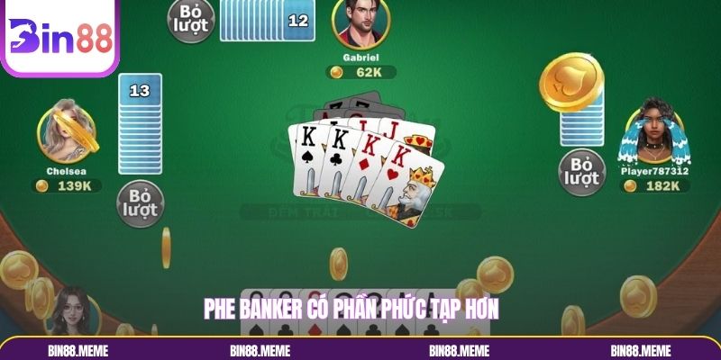 Phe Banker có phần phức tạp hơn