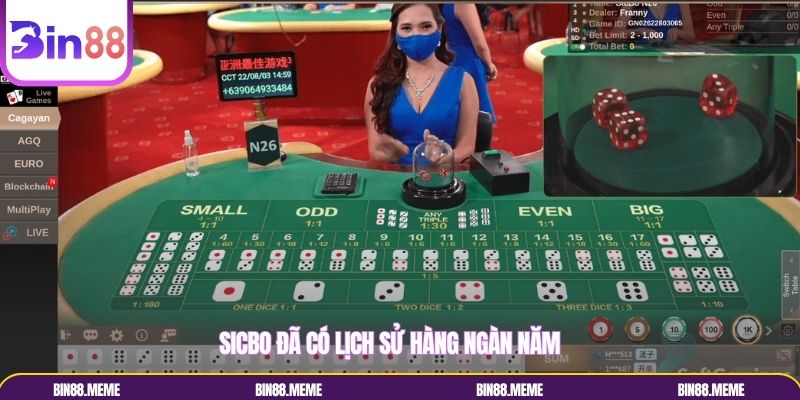Sicbo đã có lịch sử hàng ngàn năm